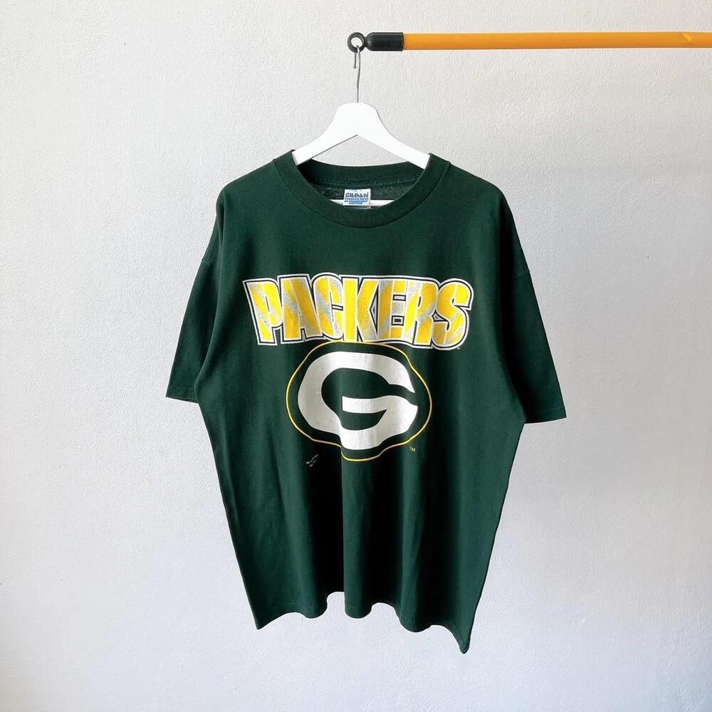 1990S Gildan Green Bay Packer Nfl T-Shirt Size